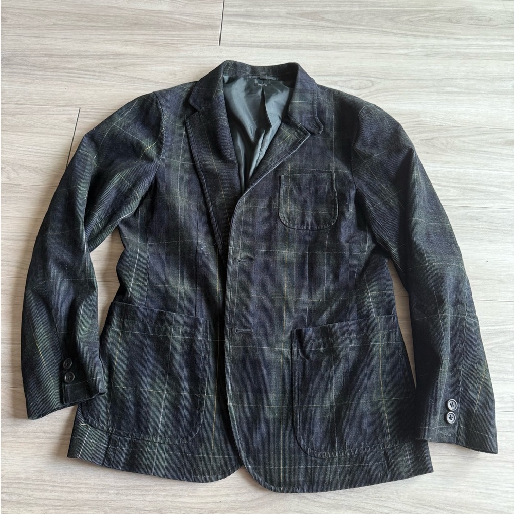 Uniqlo Dark Plaid Blazer